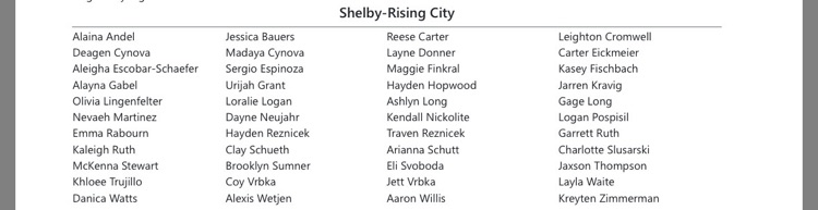 srchuskies's tweet photo. Congrats to the students listed below! These students were the recipients of the Nebraska State Colleges Multi-Activity Student Award! 

🐾Go Huskies!🐾 https://t.co/JizIv0Bz2R