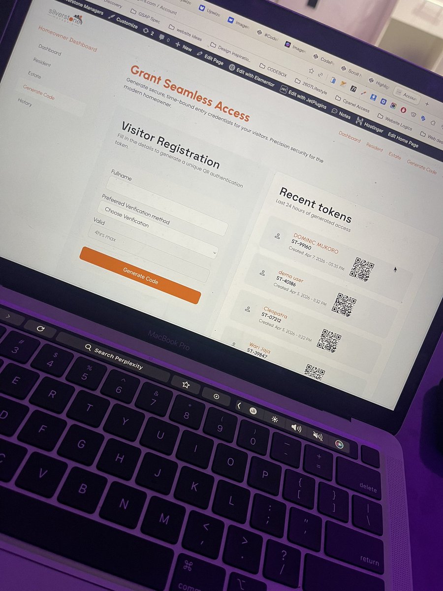 oga_Thobi's tweet image. I genuinely enjoy building functional dashboards.

This one handles visitor access and token generation. 

Stack:
CMS: #WordPress  
Design: #Elementor  
Data Layer: JetEngine + JetFormBuilder  

Still haven’t found a form builder that balances flexibility and logic like