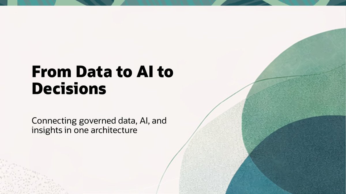 Oracle Analytics tweet media
