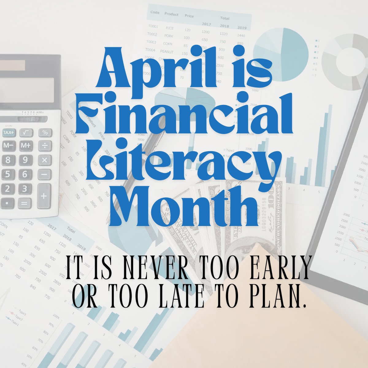 SLOCreditUnion's tweet photo. Financial Literacy Month is observed every April in the United States to promote financial education and encourage individuals and communities to build stronger money management skills. Learn more about us at https://t.co/EDVgx1EsTA     #slocreditunion https://t.co/m3TAw594XM