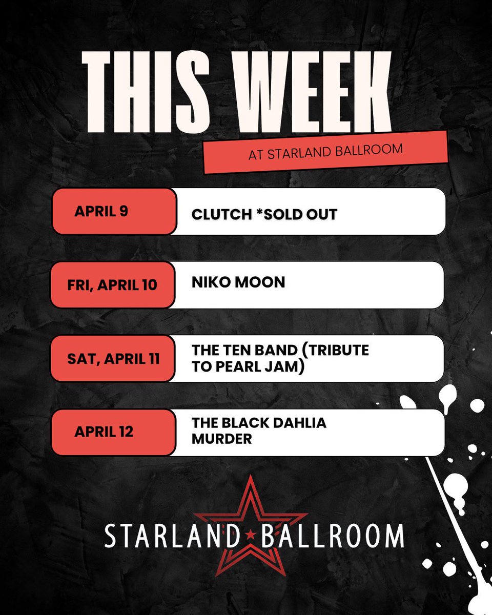 Starland Ballroom tweet media