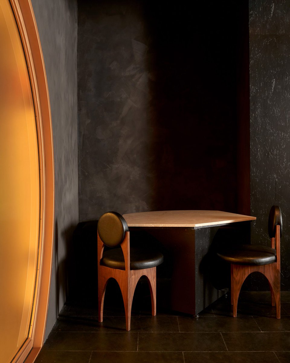 dezeen's tweet image. Mariam Issoufou Architects unveils "zero-waste restaurant" Gourmega in Manhattan:
dezeen.com/2026/04/08/gou…