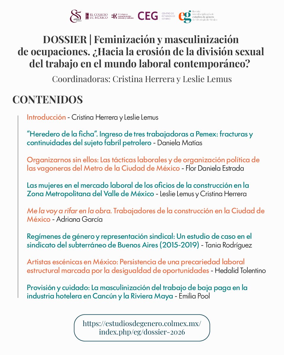 Revista Estudios de Género tweet media