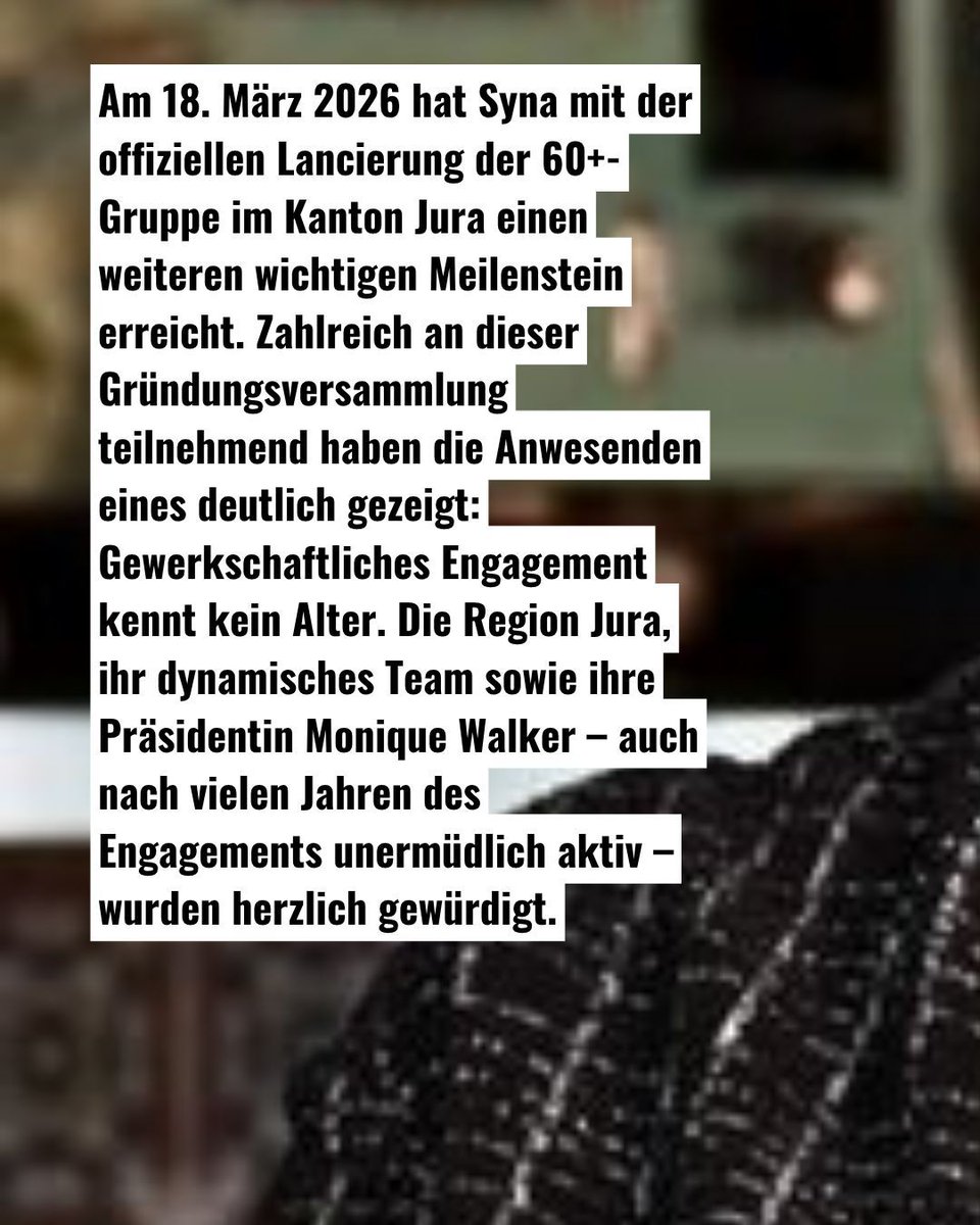 Syna - die Gewerkschaft tweet media