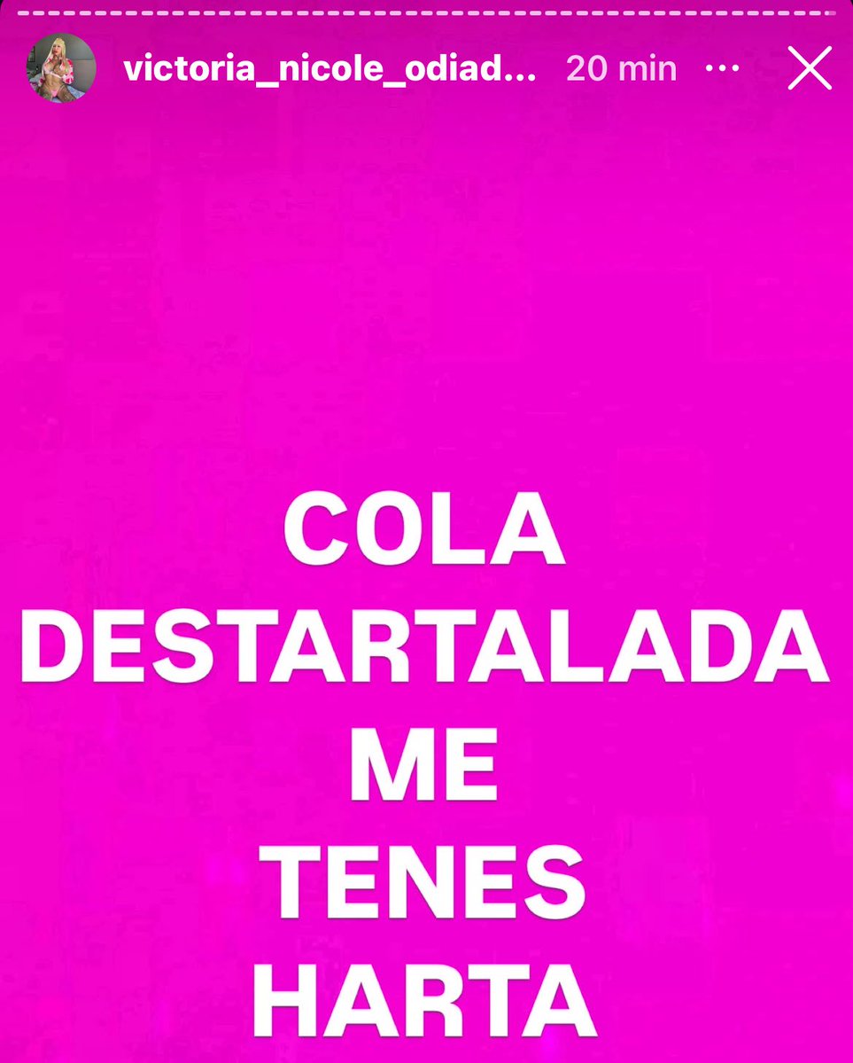 archivo victoria nicole odiada tweet media