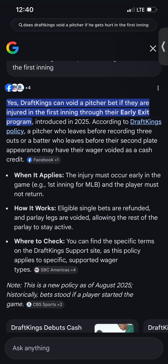 lisloslas's tweet photo. @DKSportsbook void ragans https://t.co/hDq2JqW86K