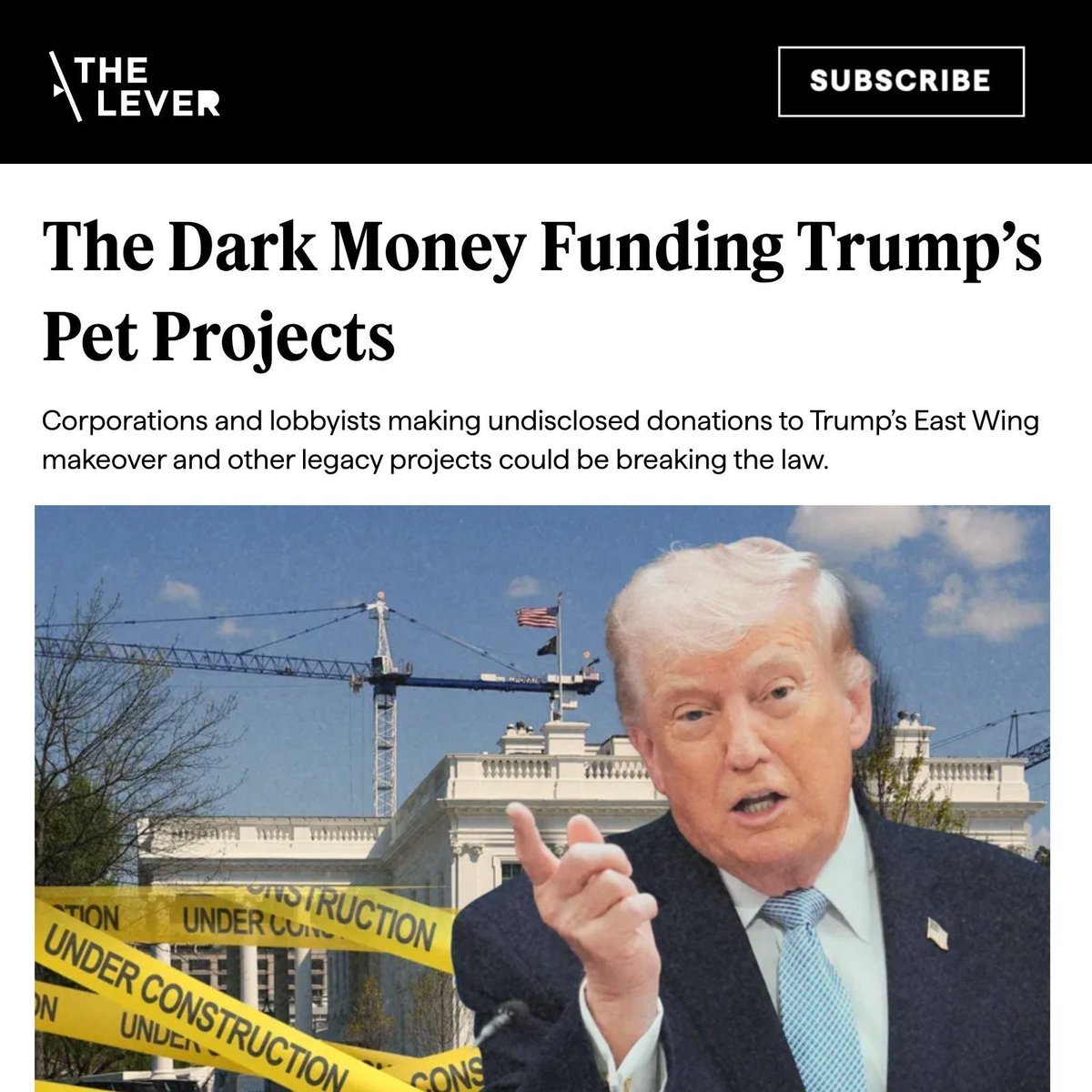 The Lever tweet media