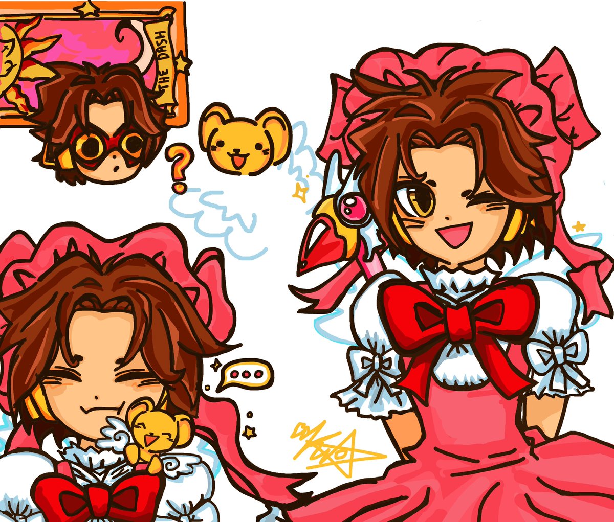 Cardcaptor bart? <a href="/koriandred/">kit .ೀ</a>  #cardcaptorsakura #bartallen