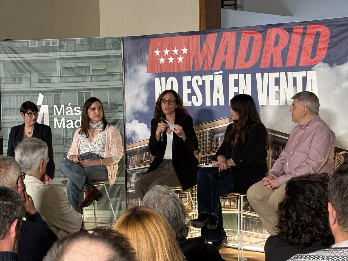 Barrio a barrio, municipio a municipio.

Hoy llenazo en Villalba con <a href="/Monica_Garcia_G/">Mónica García</a>, <a href="/Jimegongo/">Jimena González 🏳️‍⚧️</a>, <a href="/BeaBorrasv/">Beatriz Borrás</a>…

Hasta aquí hemos llegado, Madrid no está en venta y la vamos a recuperar.