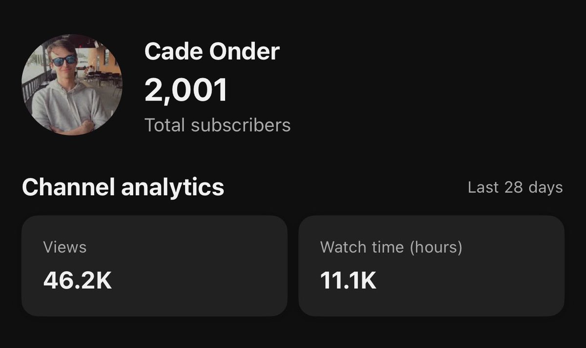 Cade Onder tweet media