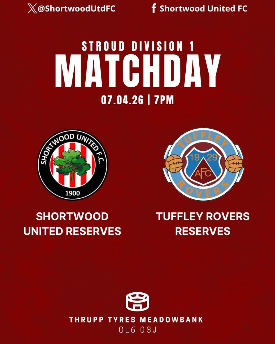 swsportsnews's tweet image. 1900ko @ShortwoodUtdFC Res versus @TuffleyRoversFC #Reserves @Stroud_League #supportlocal #midweek #GlosFootball