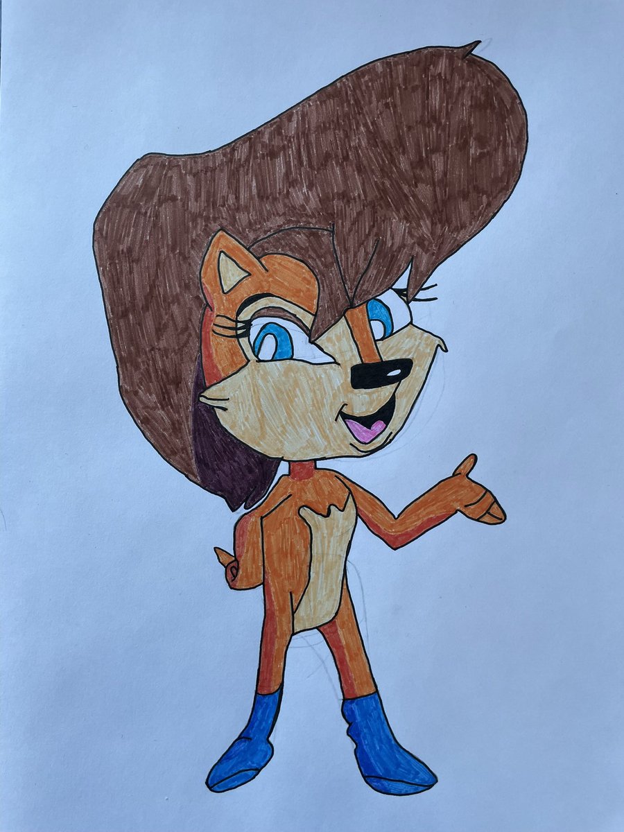 CallowDan's tweet photo. First 2 drawings of the year, Sally Acorn and Bunnie Rabbot from Dic’s Sonic the Hedgehog/Sonic SatAM.

#sonicsatam #SallyAcorn #bunnierabbot https://t.co/aAwG8ONj9Q