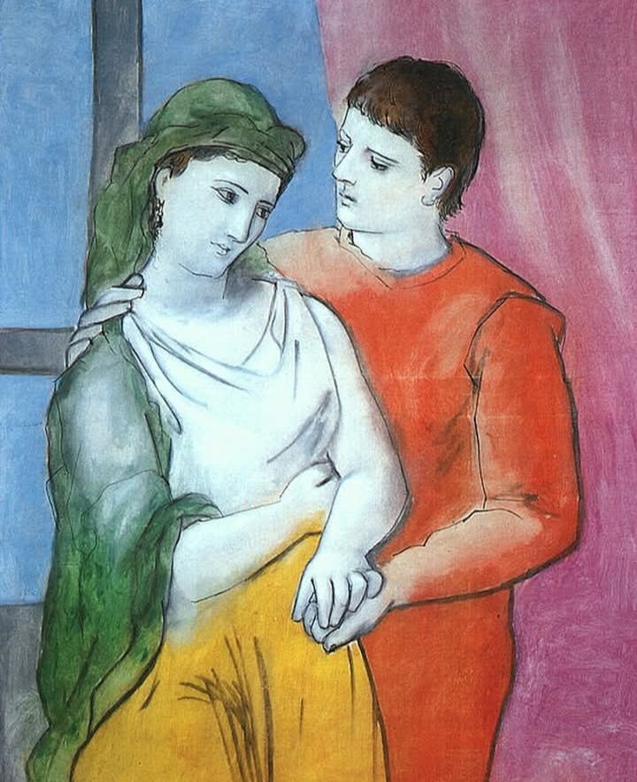 Pablo Picasso, The Lovers, 1923 
 #art #arts #finearts #painter
