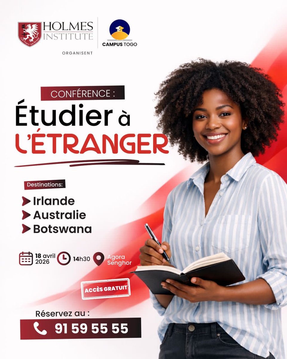 Études à l'étranger : Offrez un avenir international à votre enfant avec Holmes Institute ! Infos : démarches, filières &amp; budget. Contactez-nous au  wa.me/22891595555