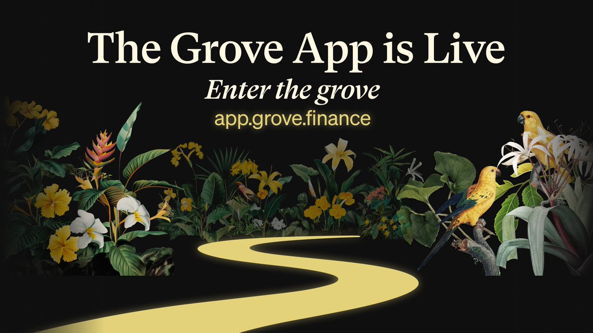 Grove Finance tweet media