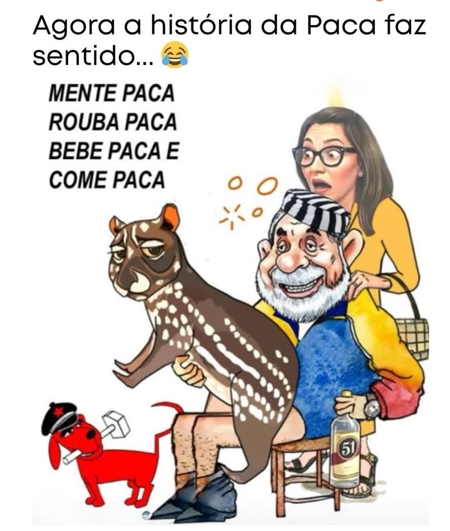 Tá explicado né <a href="/LulaOficial/">Lula</a> e <a href="/JanjaLula/">Janja Lula Silva</a> ?