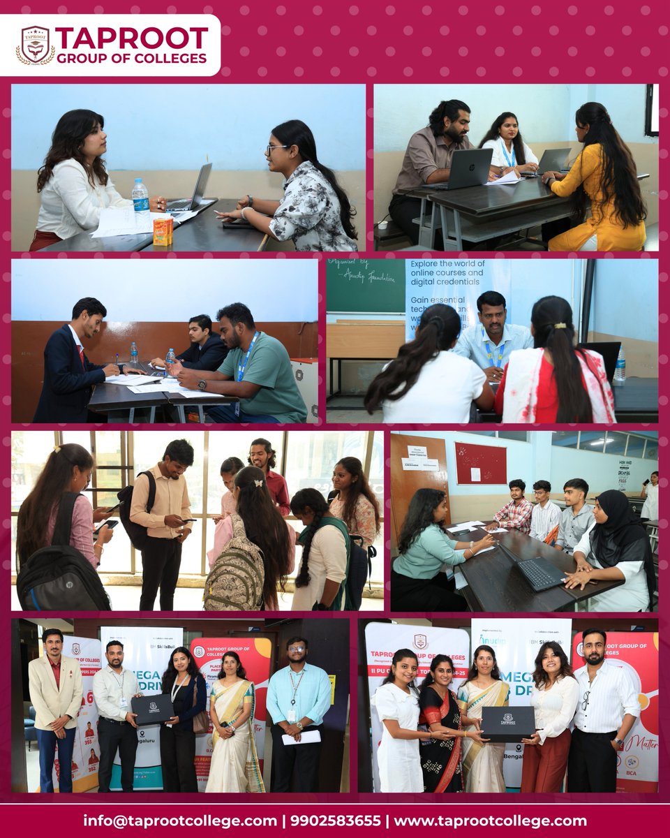 taprootcollege's tweet photo. Big dreams. Bigger opportunities. 🌟
With 32+ companies and 250+ offers, the Mega Job Fair was a powerful step towards shaping bright futures and successful careers.
#MegaJobFair #TaprootCollege #CareerSuccess #Placements2026 #StudentOpportunities #JobOffers #FutureStartsHere https://t.co/nUwyanrAiK