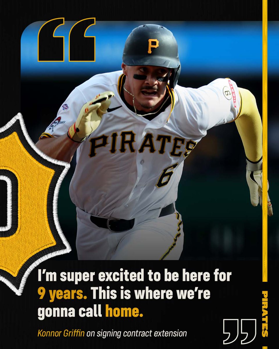 SNPittsburgh's tweet photo. Pittsburgh is HOME for Konnor Griffin 💛🖤 https://t.co/u1hJ7Ib1z0