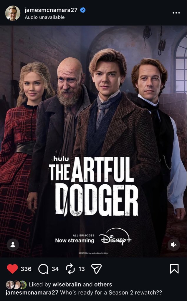 illvcitaffairs's tweet image. the artful dodger season 3 announcement in 5 #trust