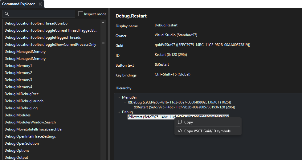 mkristensen's tweet image. Visual Studio extenders, the updated Command Explorer now let you find and copy the command placements of any command.

marketplace.visualstudio.com/items?itemName…