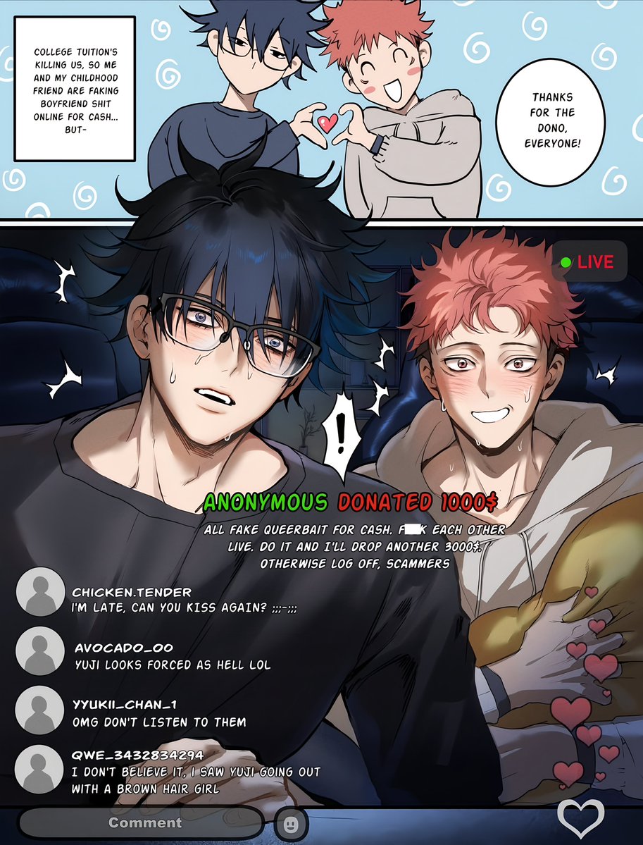 Universal4karts's tweet image. lol bluff called…. now they have to proof they’re really gay 🤭😂💕💕