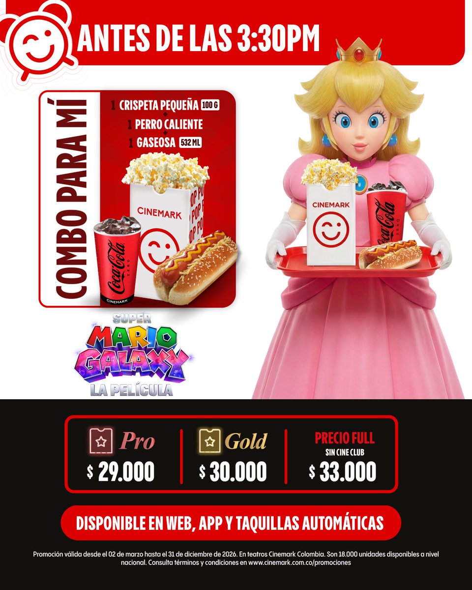 Cinemark Colombia tweet media