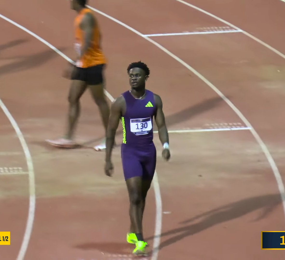 TrackGazette's tweet image. Bradley Nkoana 🇿🇦 won the men's 100m at the Hezekiel Sepeng Invitational in a time of 10.13s (0.3), ahead of Mvuyo Moss in a PB of 10.17s.

Wayde van Niekerk 🇿🇦 also won his own section in 10.17s, ahead of Emile Erasmus (10.19) and Mojela Koneshe 🇱🇸 in 10.20s.