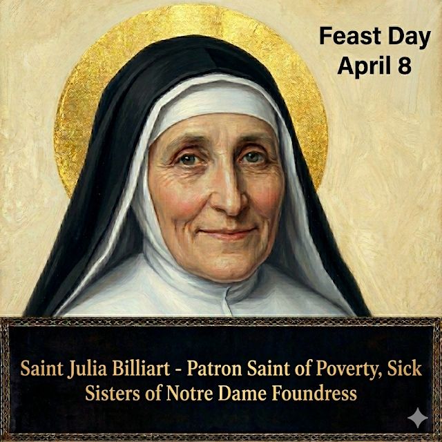 catholicnews1's tweet image. St. Julia Billiart Memorized the #Catechism at Age 7! Patron Saint of Poverty, Sick - Sisters of Notre Dame Foundress - Saint April 8
catholicnewsworld.com/2026/04/st-jul…