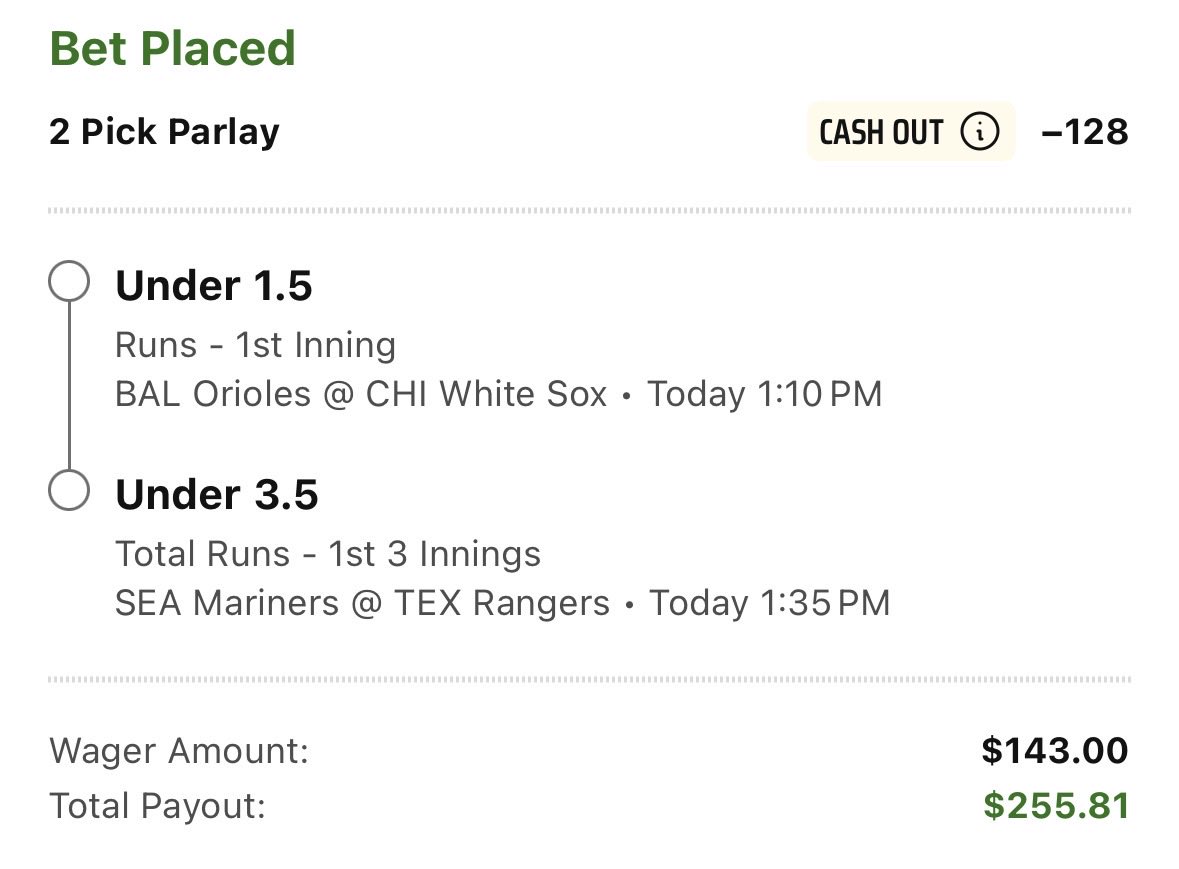 ✅

Play #3 $143 -> $255