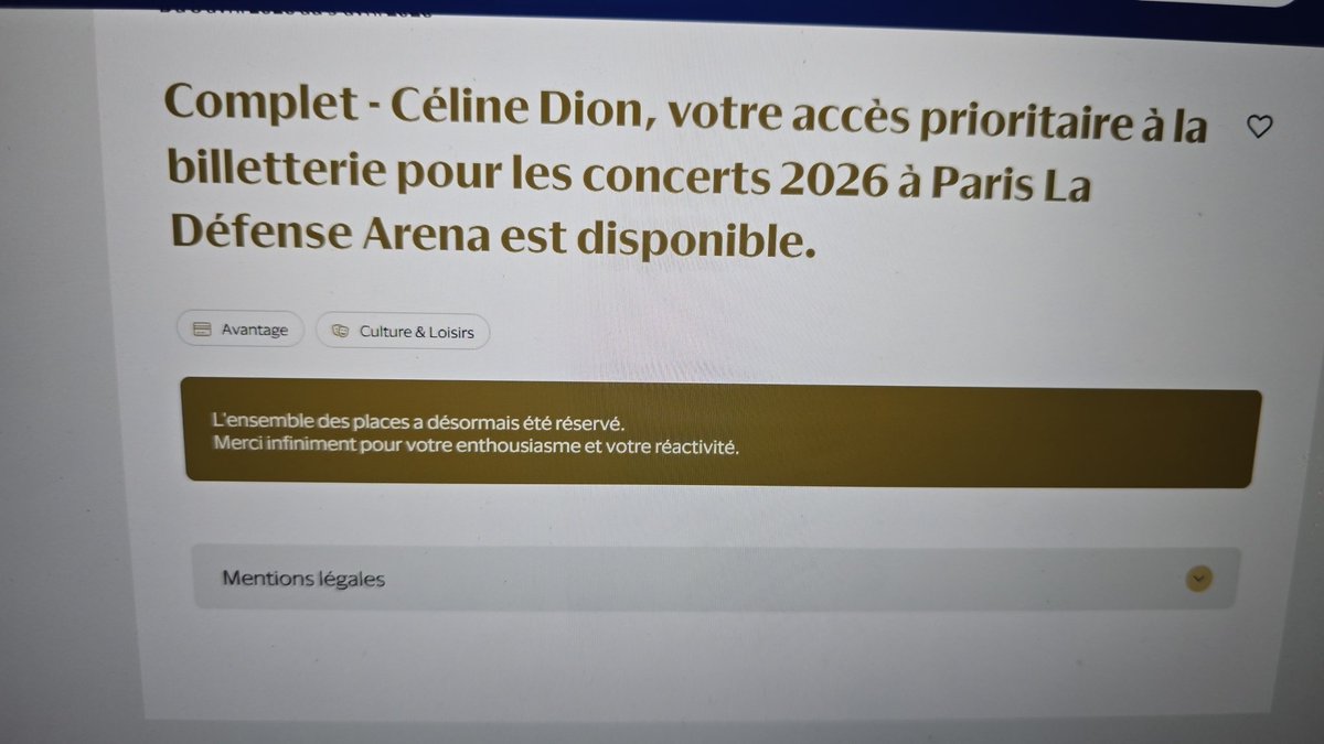 ❌️❌️❌️La honte !!!!!!! C'EST FINI 
Depuis 16h15 sur le site 
Impossible d'y entrer jusqu'à maintenant 19h52 !
Allez vous faire enc #myvisa #celinedion