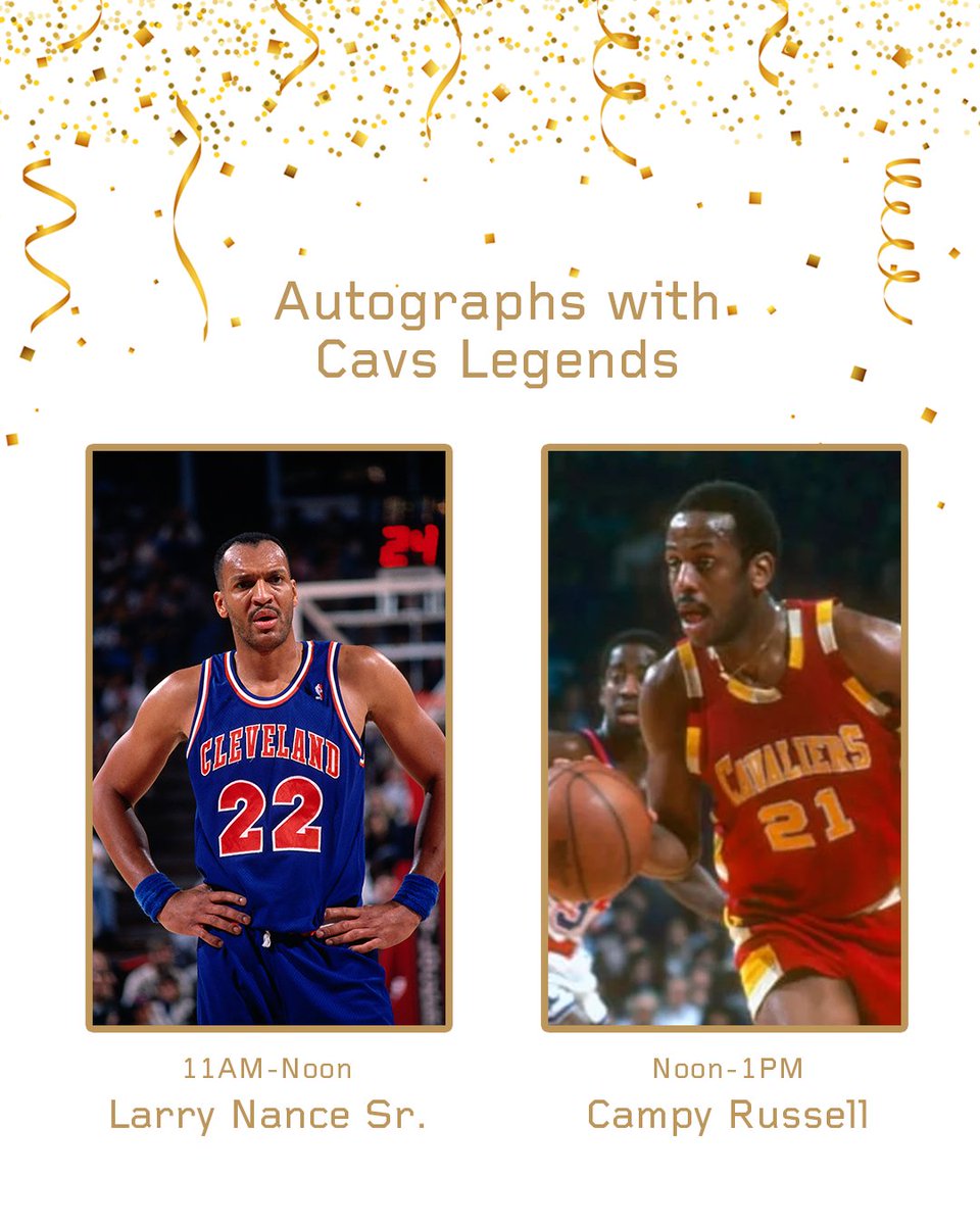 CavsTeamShop's tweet photo. 🫵 YOU'RE INVITED

Celebrate a year at Pinecrest this Saturday, April 11th!
- 20% off Select Merchandise
- Autographs with Cavs Legends (11AM)
- First 25 fans to spend $100 get a Free Swag Bag
- Shop the Cavs Playoff Collection
- Enter to win Cavs Playoff Tickets! 
#LetEmKnow https://t.co/TDAHYHqocm