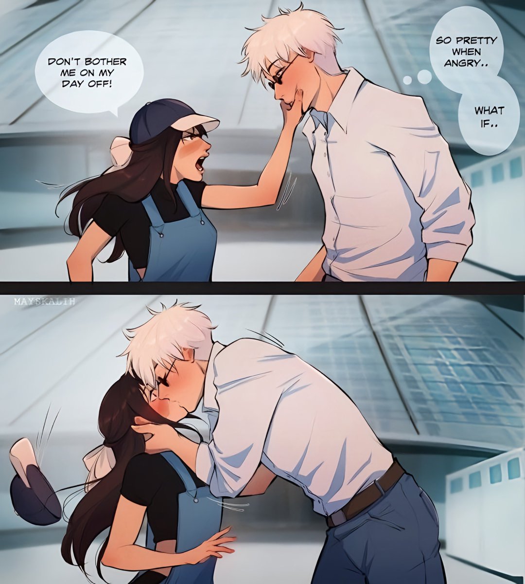 Gojo full on flirting with Utahime is just soo cute 🥰💕💕