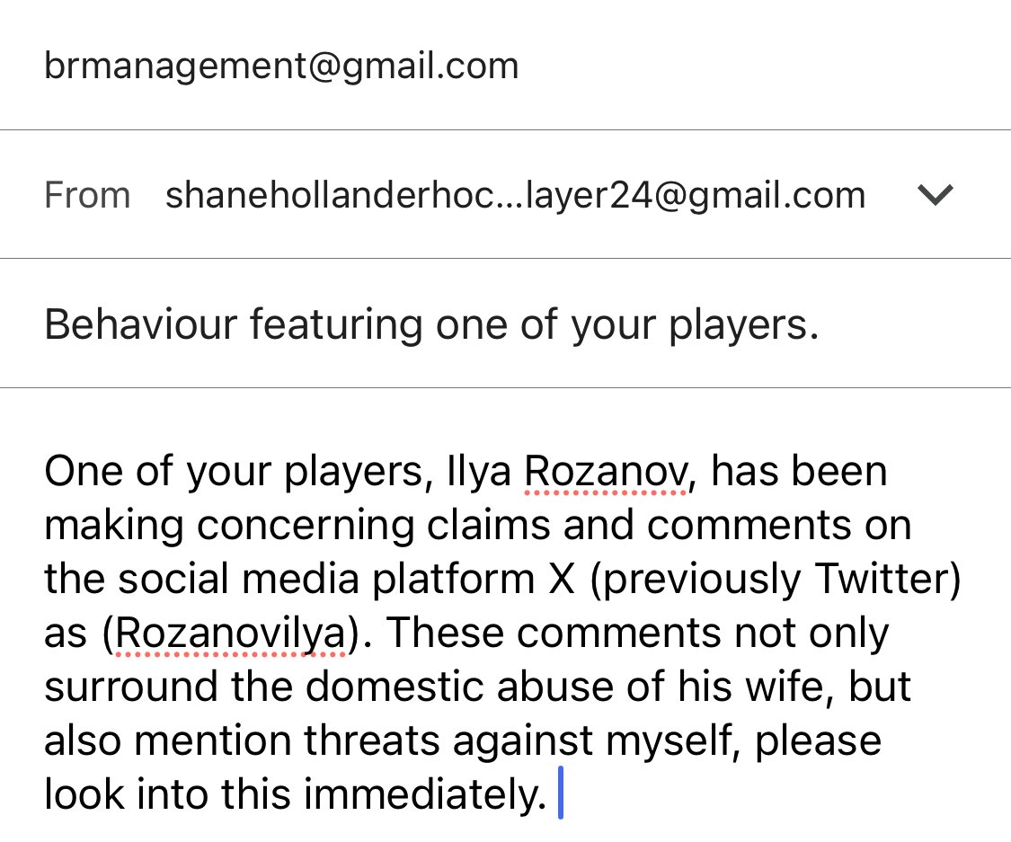 Shane Hollander tweet media