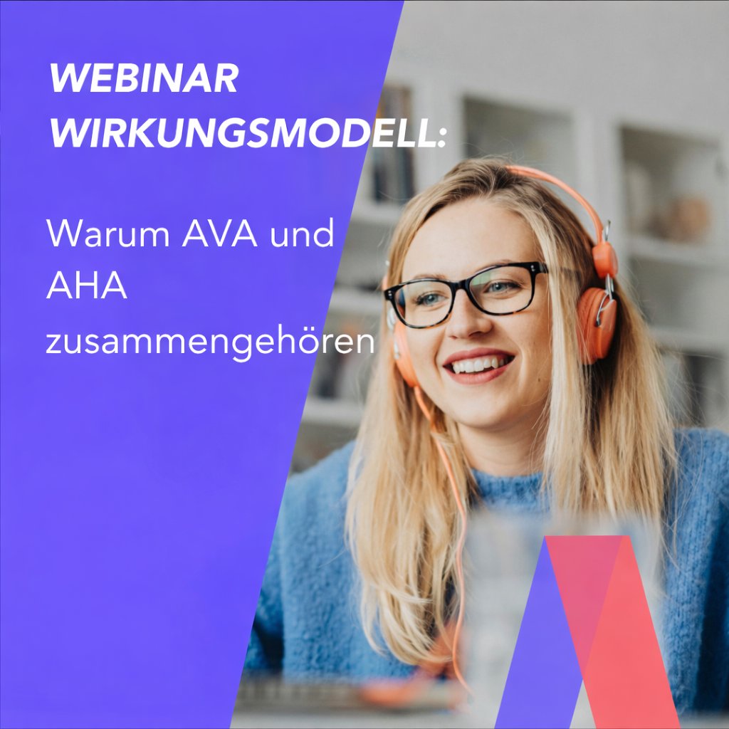 Die meisten Webinare scheitern nicht am Inhalt.

Sie scheitern an fehlender Struktur.

AVA sorgt für Lernen. AHA sorgt für Wirkung.

Mehr dazu im neuen Artikel:

👉 Webinar Wirkungsmodell - mailchi.mp/webinaria.ch/w…