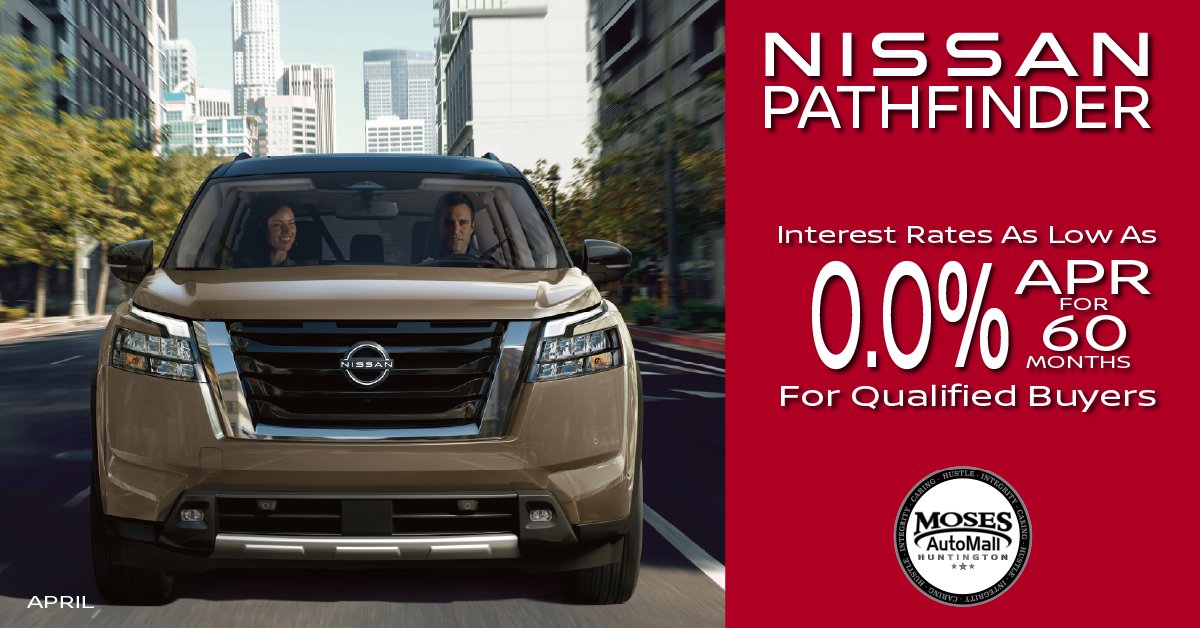 Adventure is calling. The Nissan Pathfinder is ready for spring road trips—shop today: tinyurl.com/2wtr9xt6