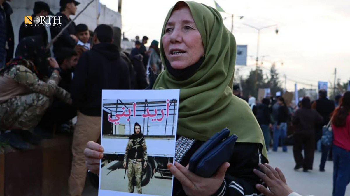 NPA_English's tweet image. Hundreds take to the streets in Qamishli, demanding freedom for their detained relatives. #Qamishli #Syria #HumanRights

Nalin Ali- #North_Press