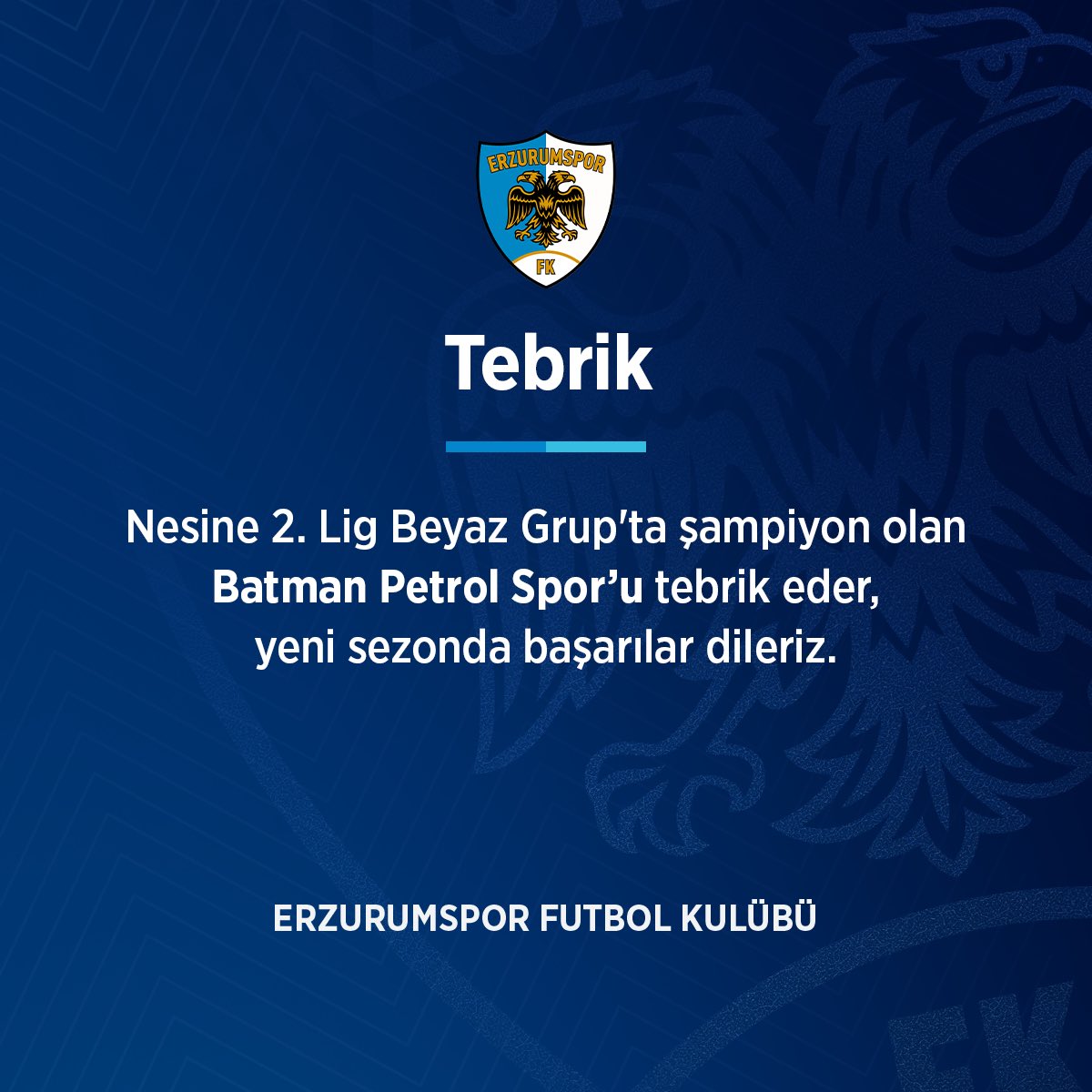 Erzurumspor FK tweet media