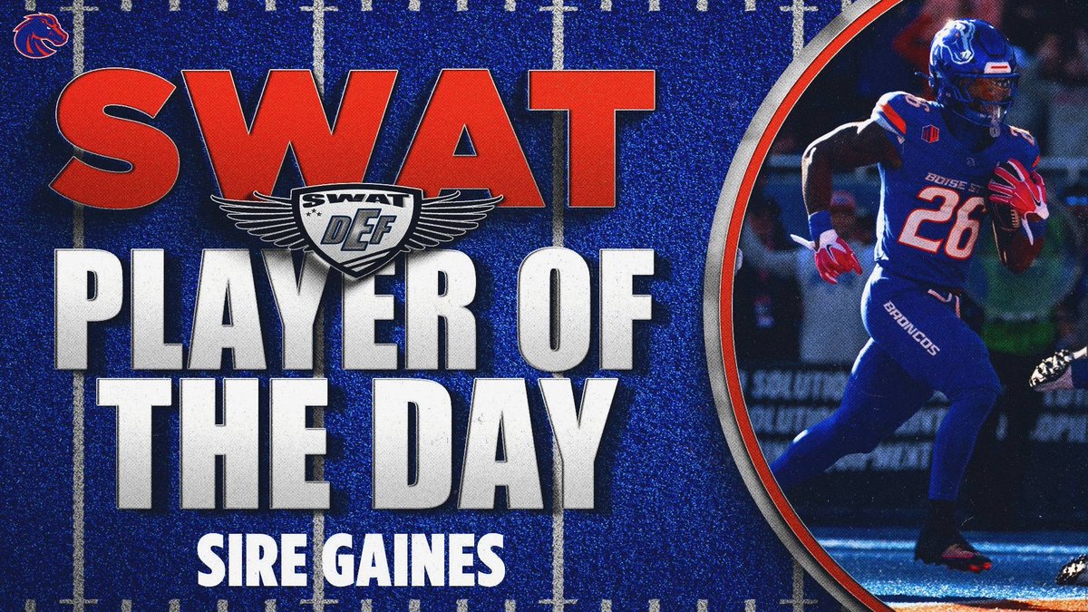 CoachCollins46's tweet image. FORCE = Mass x Acceleration. This Dude, @GainesSire was IMPRESSIVE in Practice#6️⃣ He’s the SWAT Player of the Day!! #F= m.a #SWATOnTheReady #BuiltDifferent