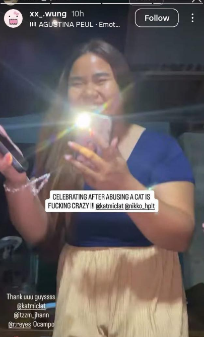 PhaedraXTeddy's tweet image. Animal abusing worthless students training to be nurses in the Philippines