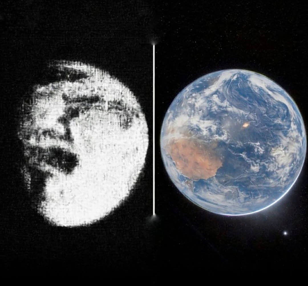 konstructivizm's tweet image. :From Grainy Snapshot to Deep-Space Masterpiece: 80 Years of Seeing Earth from BeyondOn October 24, 1946, humanity caught its very first photograph of Earth from space.A motion picture camera bolted to a captured German V-2 rocket roared skyward from White Sands, New Mexico. At