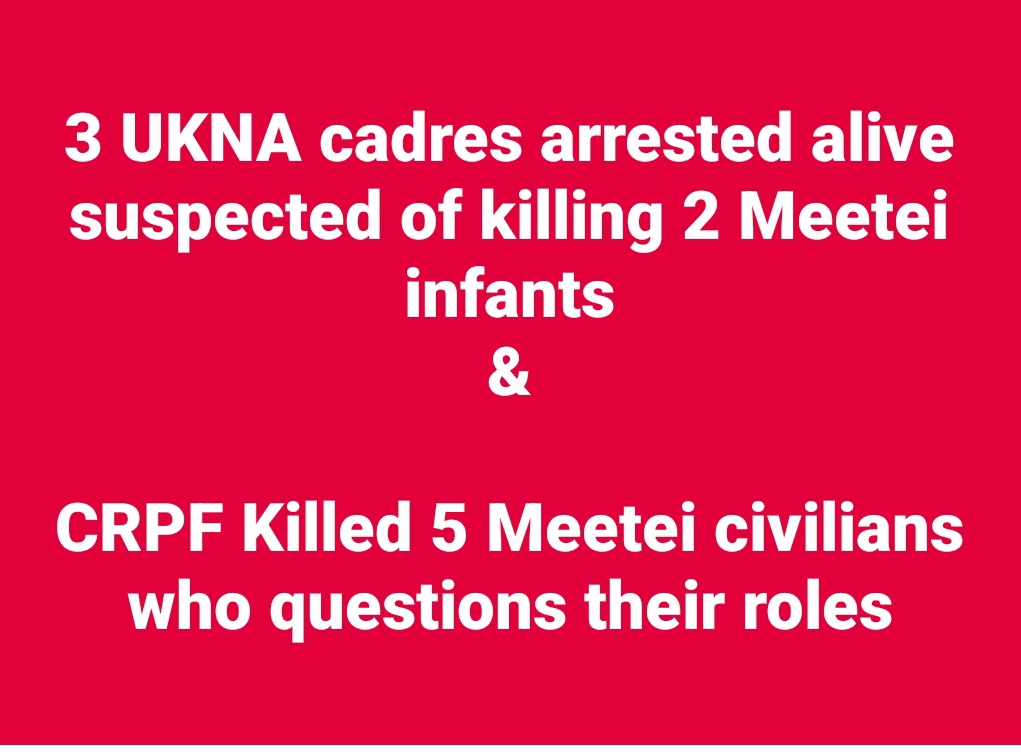 yaiphaba07's tweet image. #Shame @PMOIndia @HMOIndia @crpfindia @YKhemchandSingh @KonthoujamG @BJP4India 

Spare the #kukiTerr0rist &amp;amp; finish the #Meeteis. Shelter the #Kukis under #SoO &amp;amp; uproot the #Meeteis

You all knows that @NIA_India will never able to arrest any #KukiTerror cadre for #Tronglaobi case