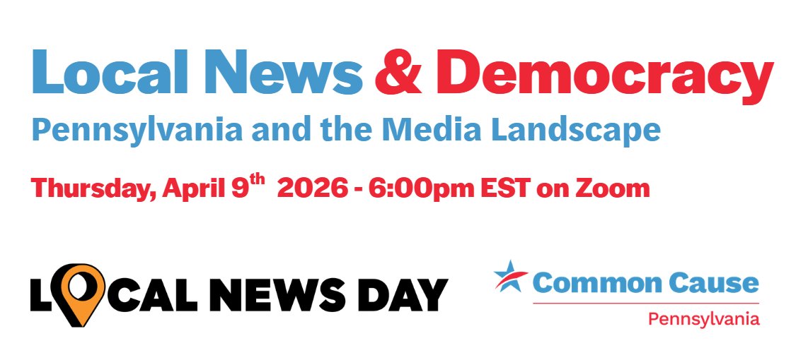 Common Cause Pennsylvania tweet media