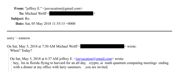 RedPencilScript's tweet image. Quick reminder that Jeffrey Epstein still had an office at Harvard in 2018
#EpsteinFiles