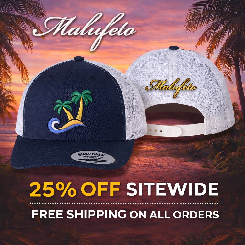 MalufetoDesigns's tweet image. malufeto.com

Fresh style from every angle 🧢✨  
Shop the Malufeto cap and check out both the front and back design details.

25% off sitewide  
Free shipping on all orders

Grab yours today at Malufeto.

#malufeto #caps #snapback