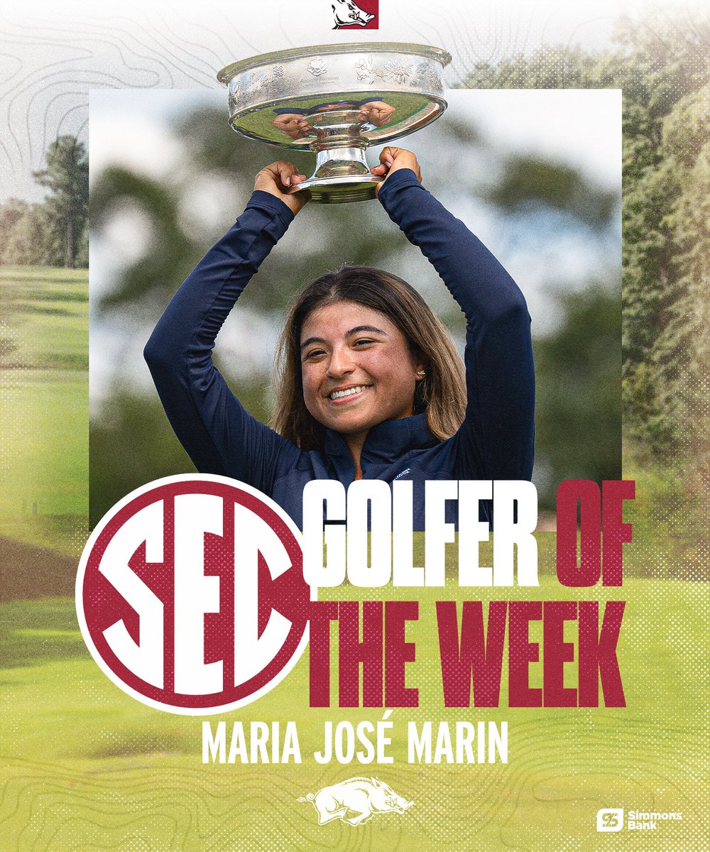 BACK-TO-BACK 🏅

For the sixth time in her career, Maria Jose Marin is the SEC Golfer of the Week!