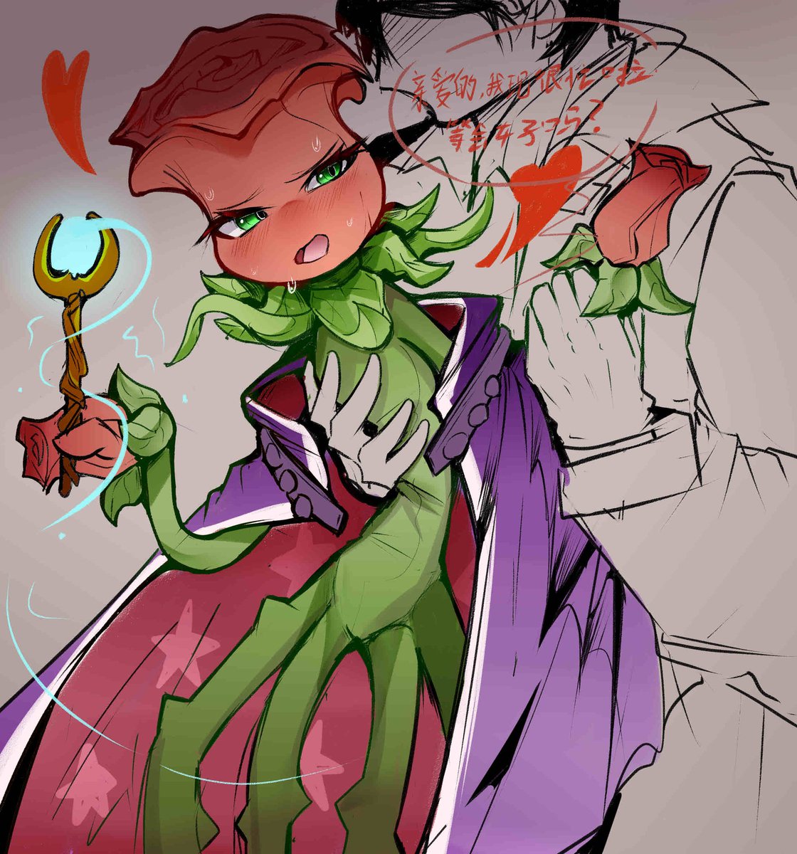 MoLinHei3's tweet photo. #pvz #plantsvszombies #pvzfanart #pvzgw2
脱不开身的玫瑰(￣︶￣) https://t.co/ooPnJK5TlT