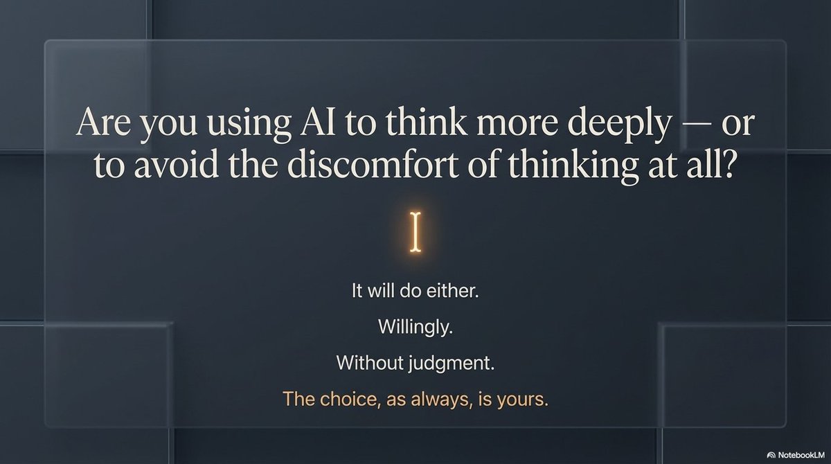 NLPwarrior's tweet photo. Check out the latest article in my newsletter: The Question I Stopped Asking AI — And What I Ask Instead https://t.co/w4TdG03Afb via @LinkedIn https://t.co/3DKTBqXWW9