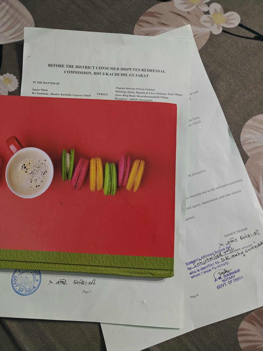 NileshSanjot's tweet image. Since Flipkart failed to resolve the issue of fraudulent cancellation and loss of ₹14,928, I have officially filed a case in the District Consumer Commission, Bhuj. Filing Number:202604081918. Let the law decide now.

@flipkartsupport @Flipkart #flipkart #fraud #CustomerRights