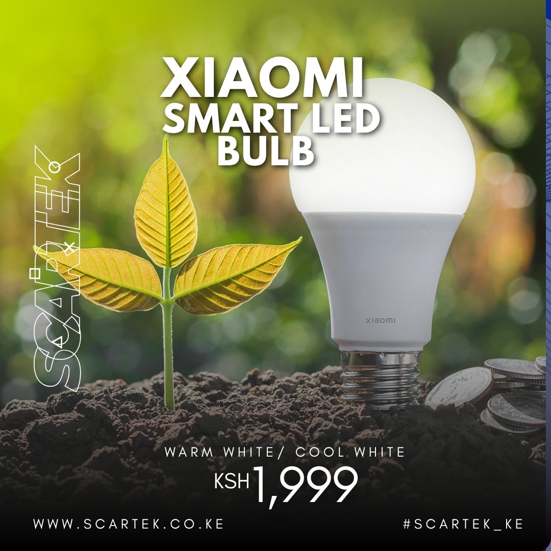 scartek19380's tweet photo. Whether you’re setting the mood for tonight’s massive #UCL quarter-finals between #PSG and #Liverpool or creating the perfect workspace to stay ahead of the #SGR expansion boom, Xiaomi Smart Bulbs have you covered! ⚽🔥 Choose from 16 million colors to celebrate every goal or stay focused on your goals. Smart living starts with a single tap! 🌈📱
​Smart Control: Sync with the Mi Home app or use voice commands via Alexa/Google Assistant.
​Energy Efficient: Keep your bills low while your tech stays high-end.
​Custom Scenes: From "Game Day" to "Deep Focus," the vibe is always under your control.
​#XiaomiSmartBulb #SmartLightingKenya #UCL #PSGvsLFC #BarcaAtleti #TukoKadi #TheBigConversation #MainaAndKingangi #KaziIongee #SGR2 #KRA #KenyaMet #LindaMwananchi #gachagualiesdebunked