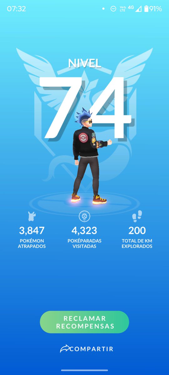 ✨Subida de Nivel✨
🥳🥳🥳🥳🥳🥳🥳🥳
#PokemonGO 
#PokemonGOfriends
#PokemonGOApp